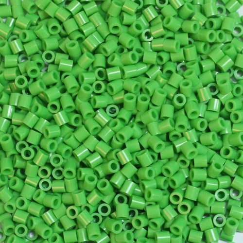 [재료] 10)컬러비즈 밝은녹색 5x5mm (약1000개입)