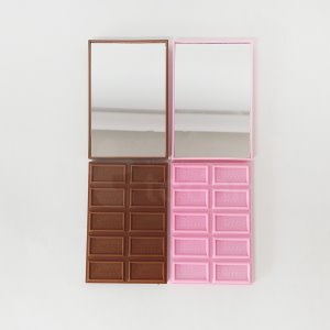 [거울] 초콜릿 거울 (브라운/핑크 랜덤)